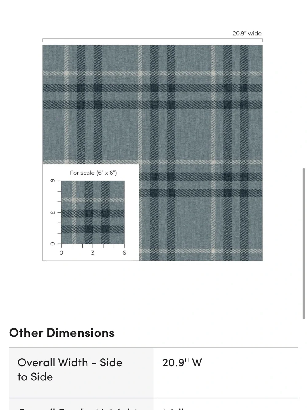 Gracie Oaks Linen & Ebony Plaid Peel-and-Stick Wallpaper
